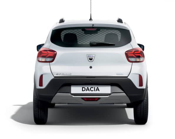 Dacia Spring Electric achterkant