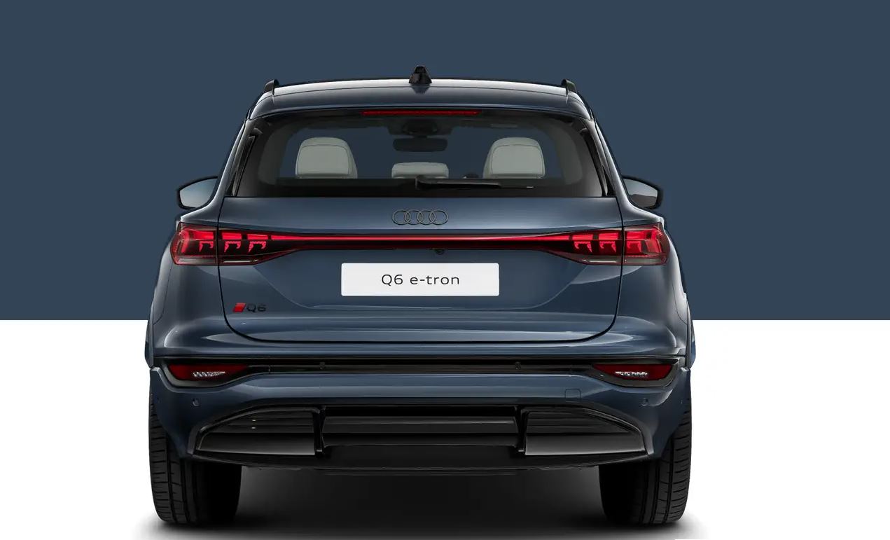 Achterzijde Audi Q6 e-tron